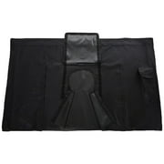 ZOURIH 1 PCS Outdoor TV Cover 52 to 55 inch Weatherproof, Cover Size 51''L x 30''H, Waterproof for Outside Flat Screen 52 to 55 inch TV, Black, 600D Thick Fabric Screen Protector with Bottom